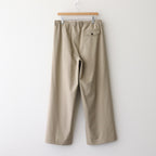 TRIPLE PLEATED EASY TROUSERS #KHAKI [A25A05PT03C]