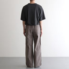 WIDE PAINTER PANTS #BROWN [M25B13PT01C]