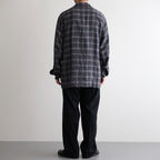 DOUBLE PLEATED WIDE TROUSERS #BLACK [A25C15PT02C]