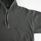 1984 PRINT PIGMENT HOODIE #CHARCOAL [DNA26T04]