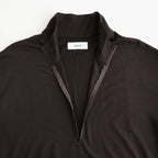 HALF-ZIP STAND #DARK BROWN [M26C15CS02C]