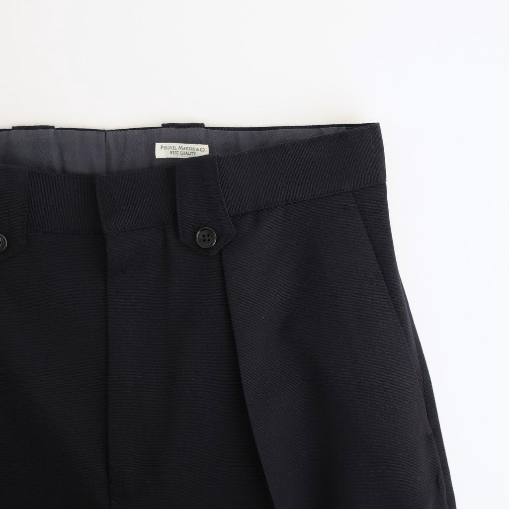 W/CA SAFARI TROUSERS #INK NAVY [PMAU-PT08]