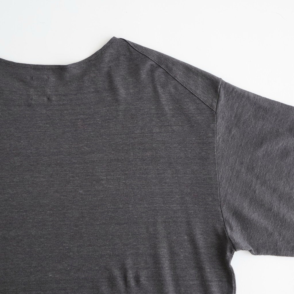 NORMANDY LINEN BASQUE SHIRT #GRAY [BN-26SM-072]