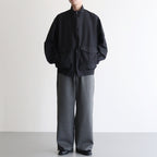 FLIGHT JACKET #CHAMBRAY BLACK [M25C08BL01C]