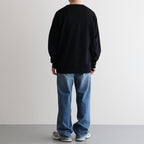 32G SMOOTH WOOL CLASSIC CREW NECK #BLACK [BN-25FM-020]