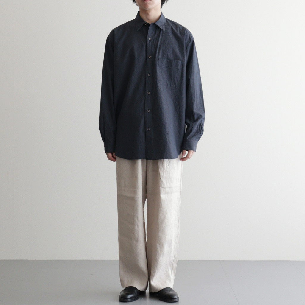 DOUBLE PLEATED EASY TROUSERS #TAUPE [A26A22PT02C]