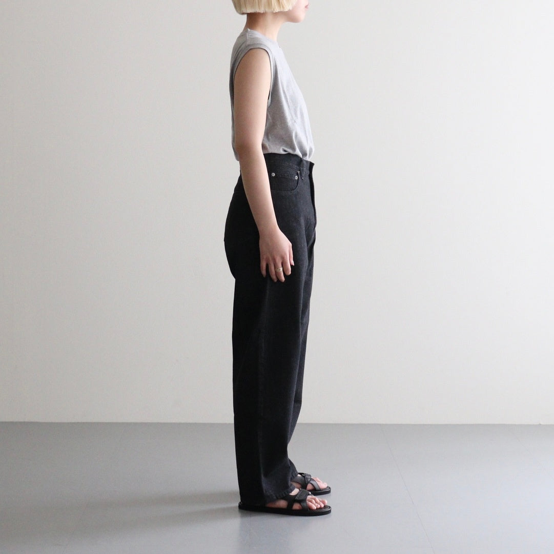 Ni Organic Cotton Denim 5Poket #Black [NEP-SS2607]