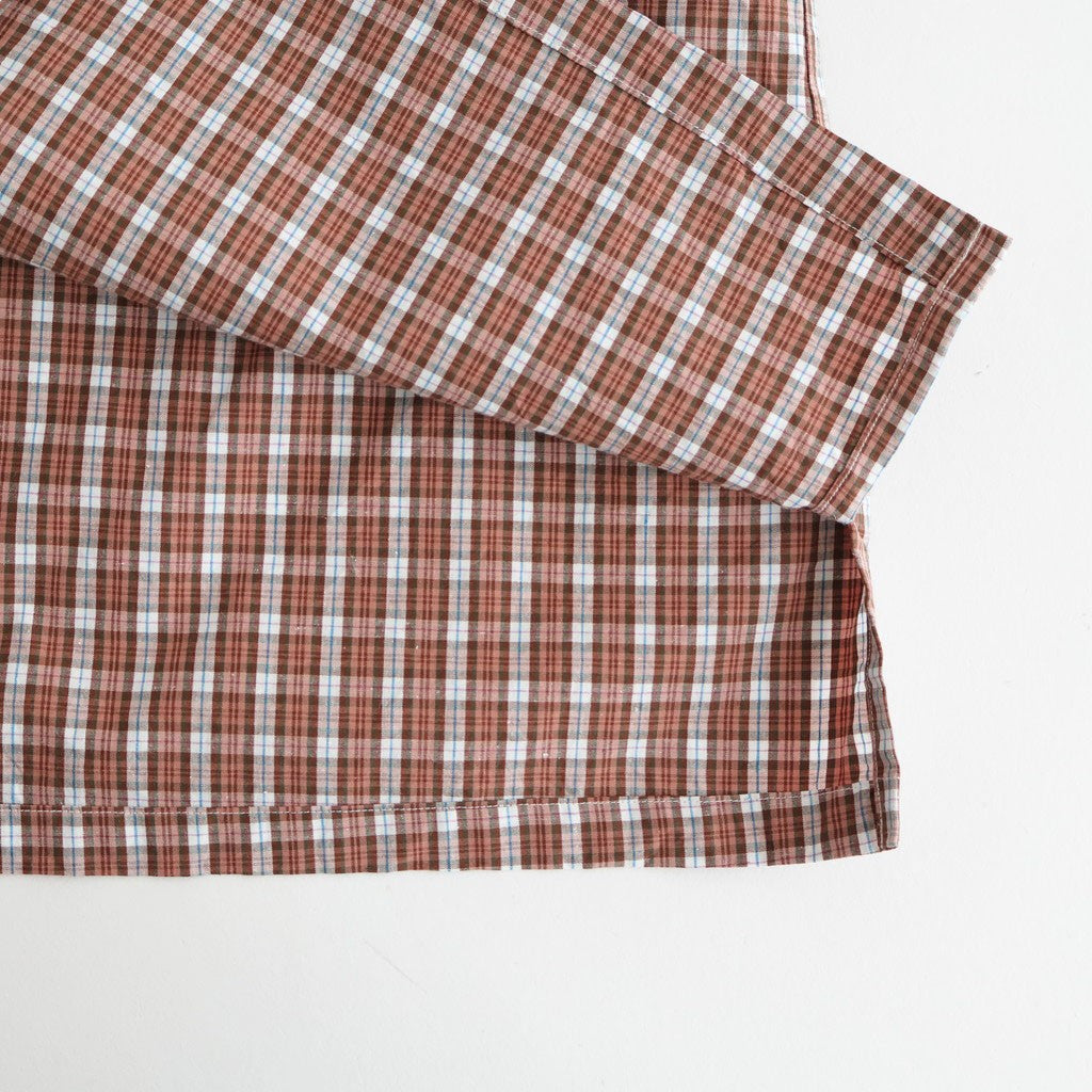 C/L PLAID LS SHIRTS #OLD ROSE [PMAV-LS01]