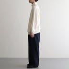 Co/Silk Nep Harf-Zip #Ivory [BHS24F038Si]