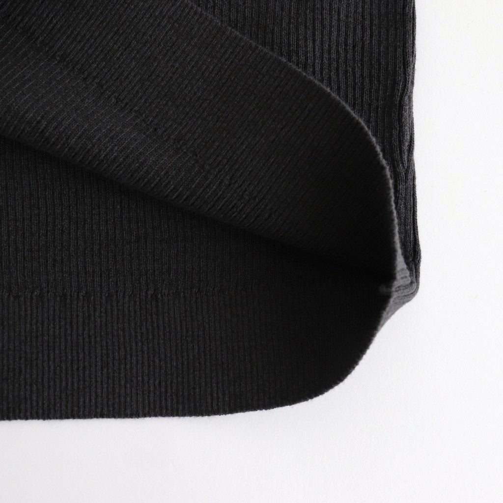 Cotton Silk Skipper Knit #CHARCOAL [NEP-SS2527W]