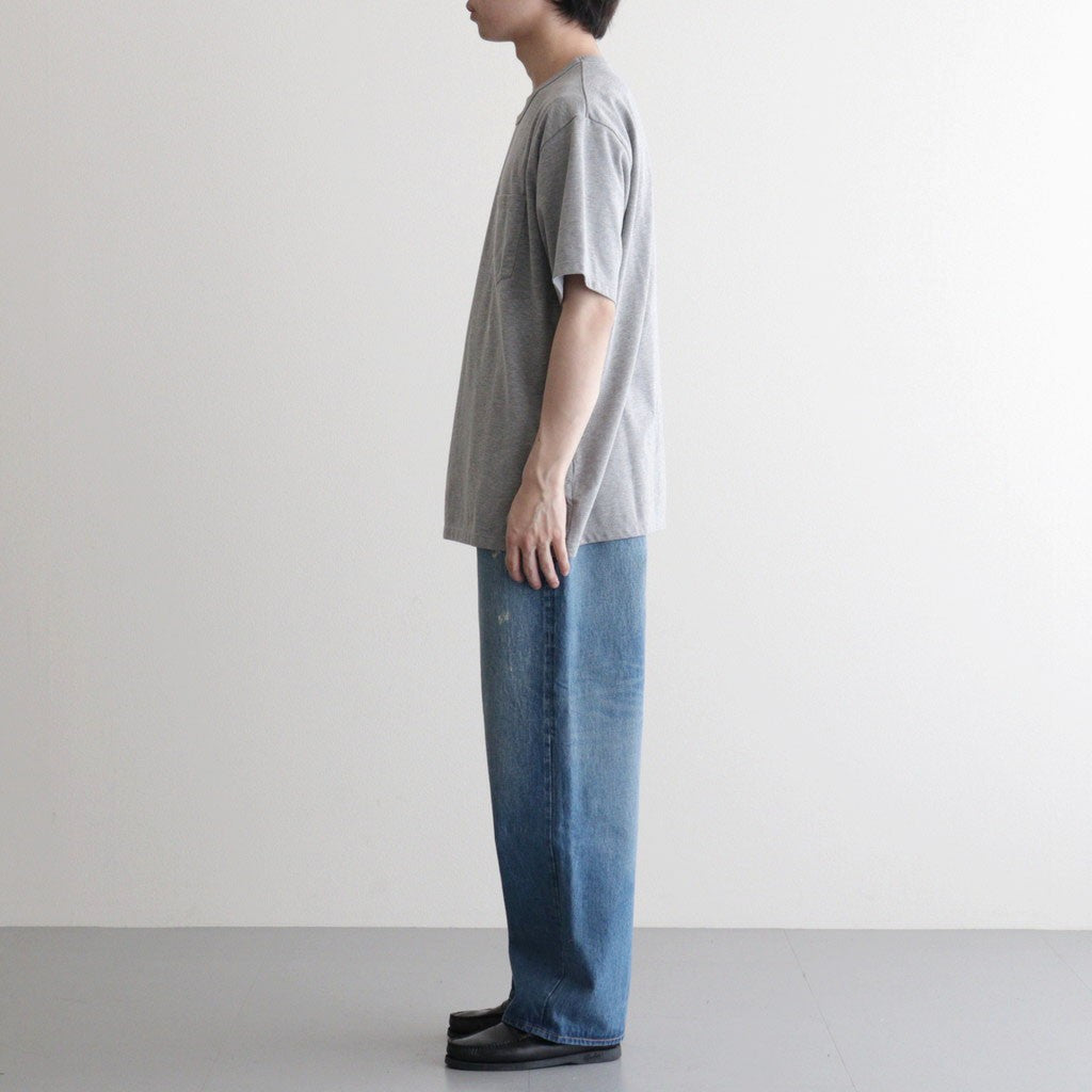 COOLMAX Jersey Pocket Tee #Heather Gray [S25SI114]