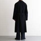 Wool Gabardine Trench Coat #BlackNavy [BHS25F006]