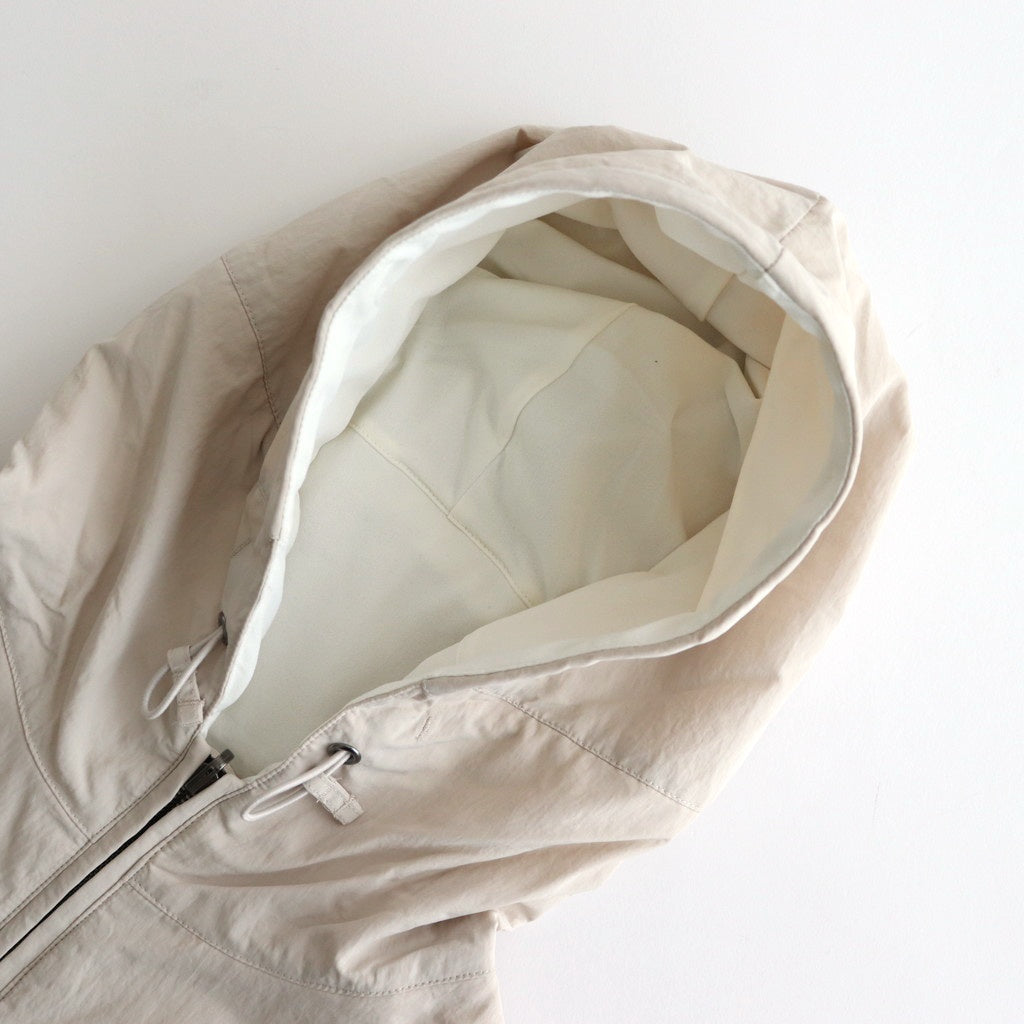 Reversible Hooded Jacket #Sand Beige [S25SA002]