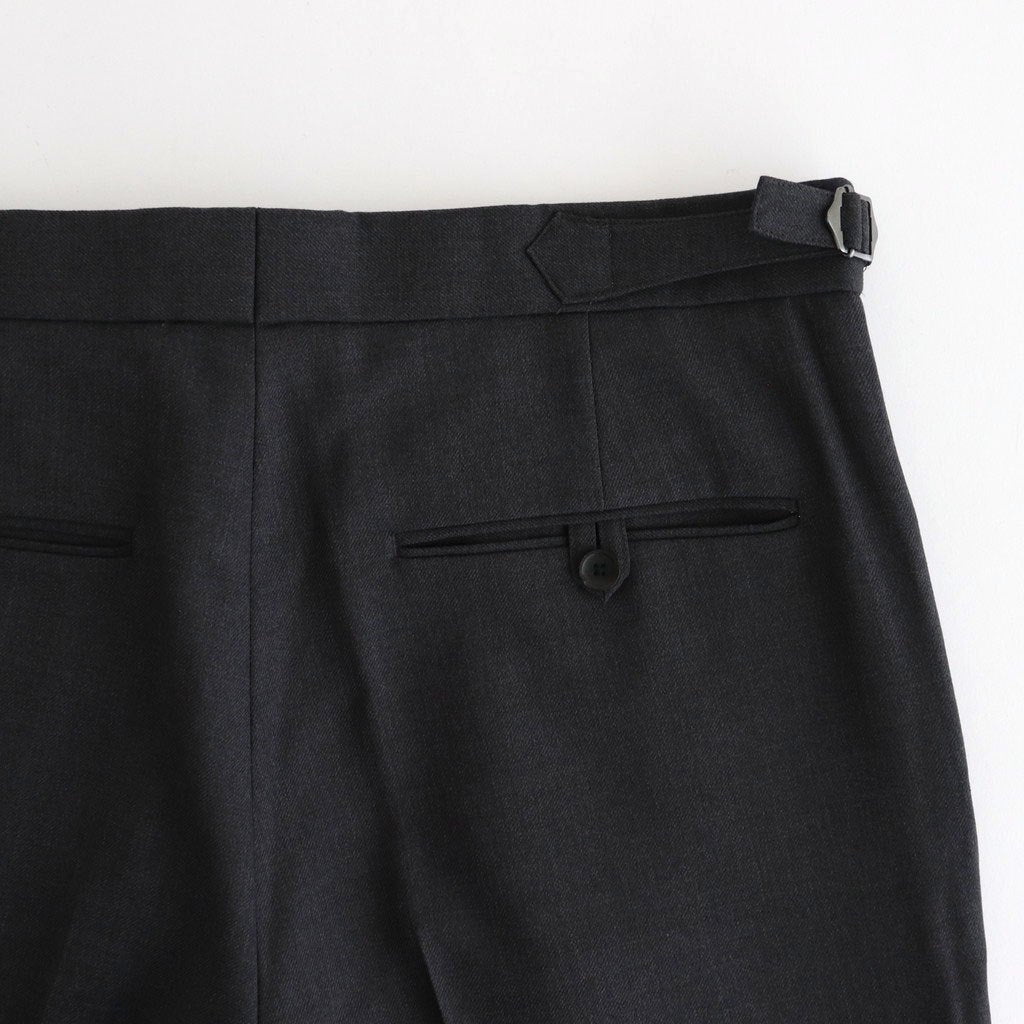 REGULAR STRAIGHT TROUSERS #CHARCOAL GRAY [M25C07PT02C]