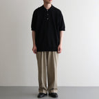 THE SEAISLAND COTTON POLO S/S #BLACK [BN-25SM-057]