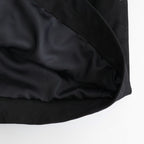 DOUBLE BREASTED HALF COAT #BLACK [SH-60-C-NUBCK-3]