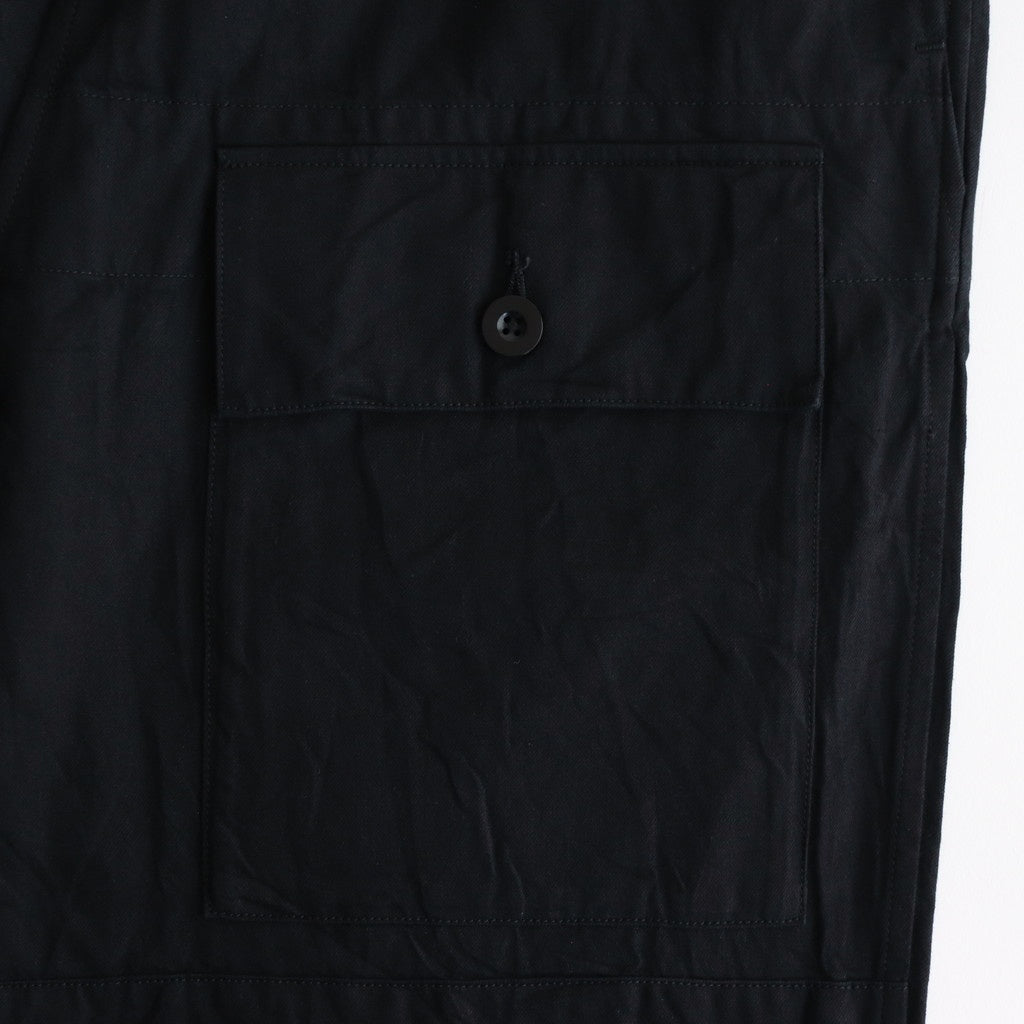 Light oz Denim SAS Trousers #SulfurBlack [bROOTS25S10]