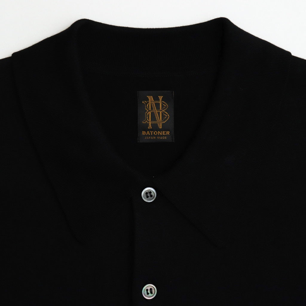 THE SEAISLAND COTTON POLO S/S #BLACK [BN-25SM-057] - Diffusion