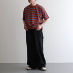 WIDE PAINTER PANTS #BLACK [M25B13PT01C]