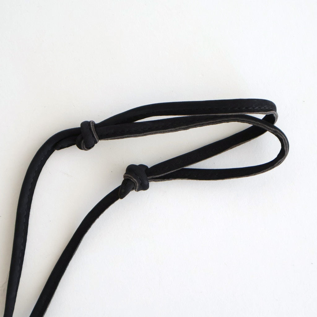 DRAWSTRING BAG #NAVY [BG-32-C-NUBCK-4]