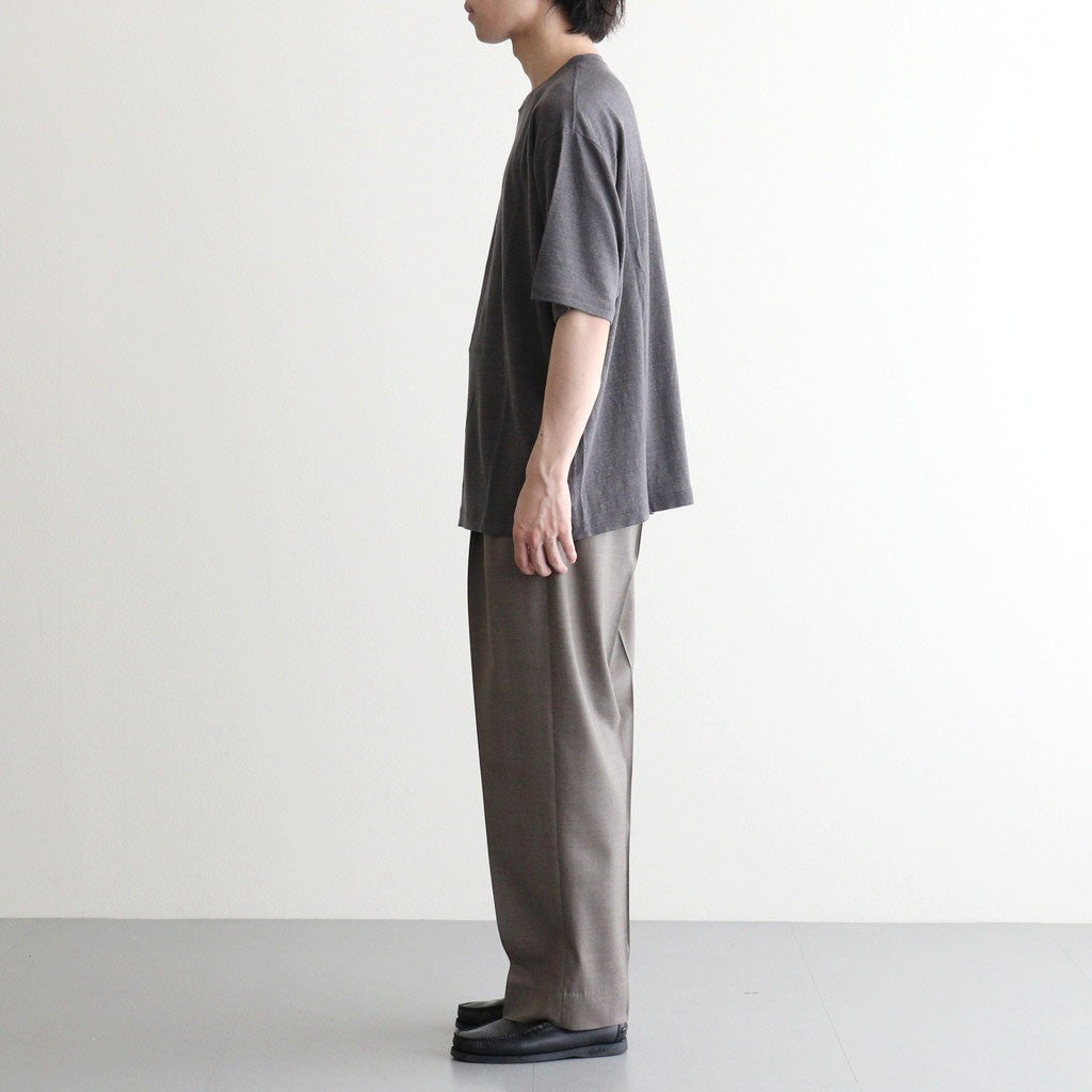 NORMANDY LINEN T-SHIRT #GRAY [BN-26SM-071]