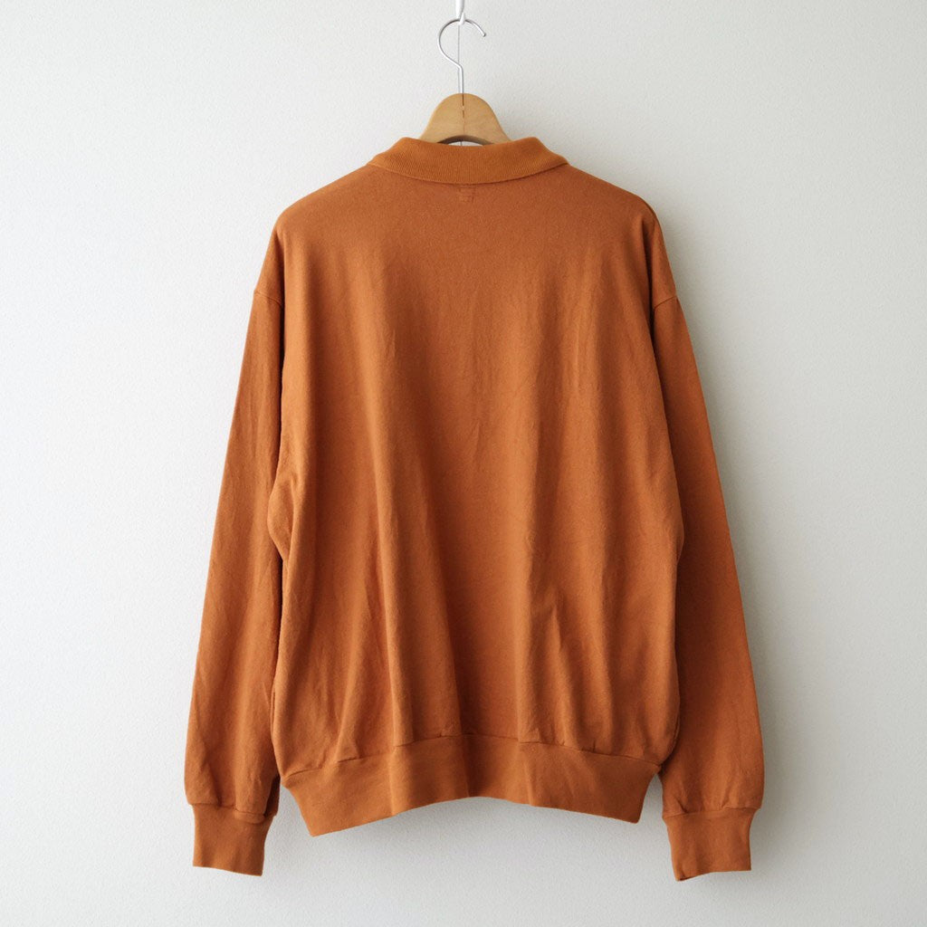 Co/Silk Nep Harf-zip P/O #DustyOrange [BHS25S037F26]