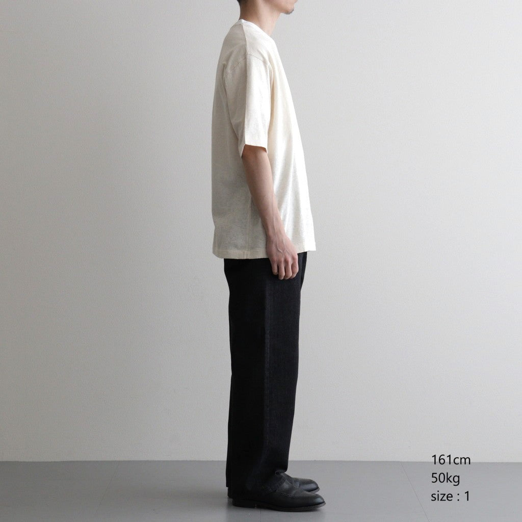 Ni Organic Cotton Denim 5Poket #Black [NEP-SS2607]