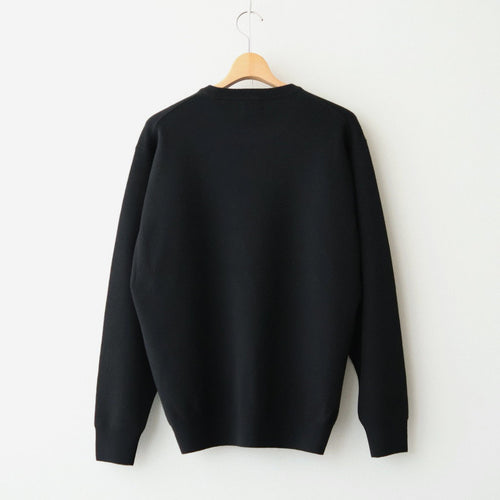 SUNSHINE CASHMERE CREW NECK #BLACK [BN-26FM-057]