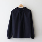 BOURRIENNE COTTON TYPEWRITER RUFFLE BL / NAMI #NAVY [16851 50110]