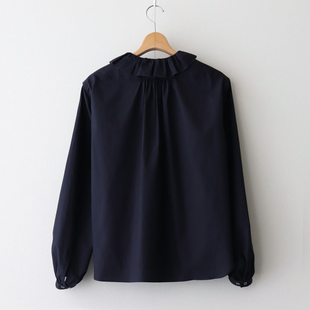 BOURRIENNE COTTON TYPEWRITER RUFFLE BL / NAMI #NAVY [16851 50110]