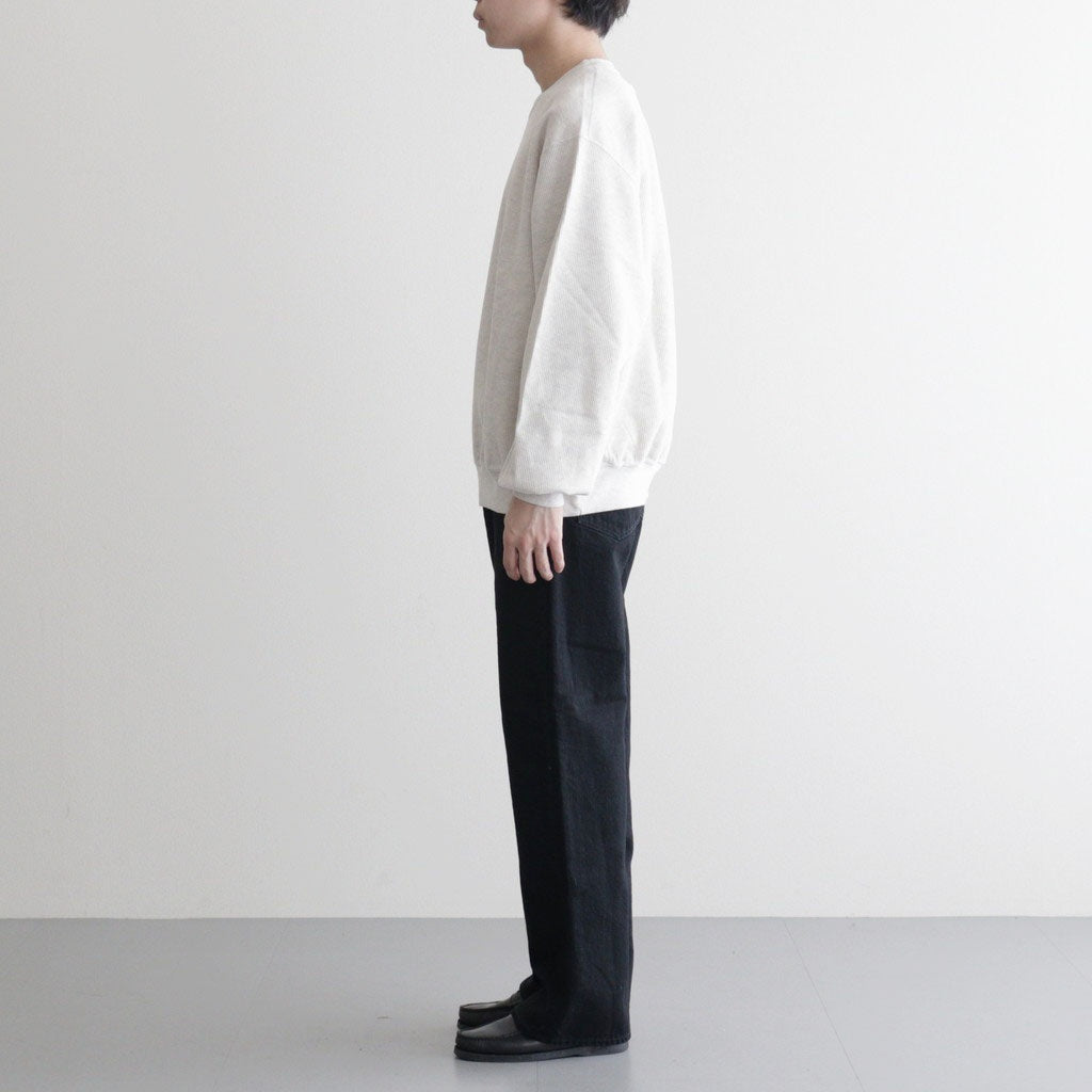 CO/HE PURE STRAIGHT DENIM #W BLACK [26S-BIS-PT05]