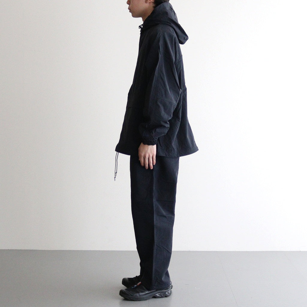 Reversible Hooded Jacket #Black [S25SA002]