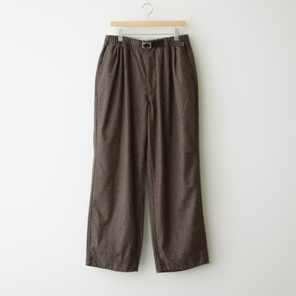 Wool Nylon Melton Pants #Brown [S26FC053]