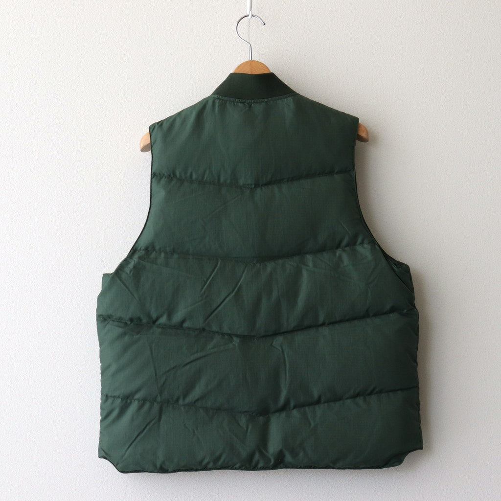 MOUNTAINEER DOWN VEST #FOREST [PMAS-VT03]