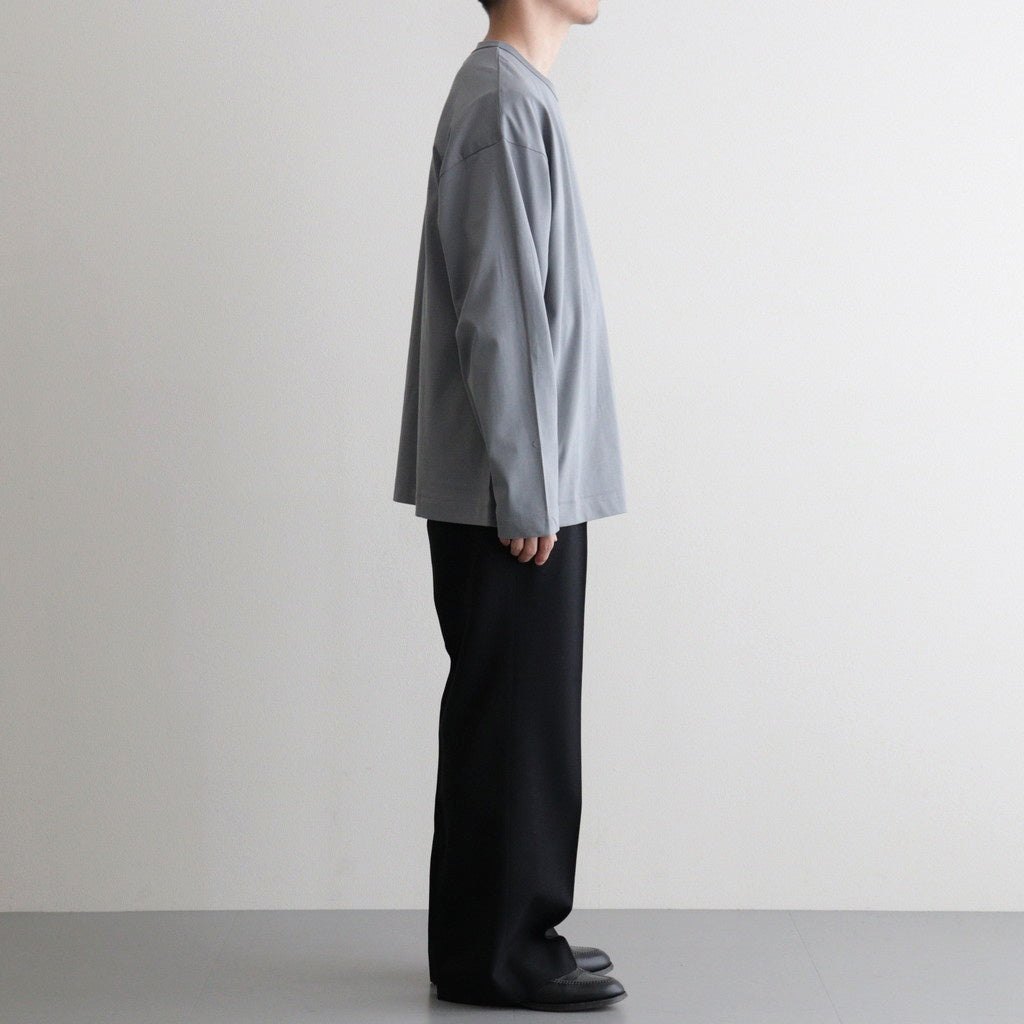 COMFORT FIT L/S Tee #DOLPHIN GREY [A25C05CS03C]