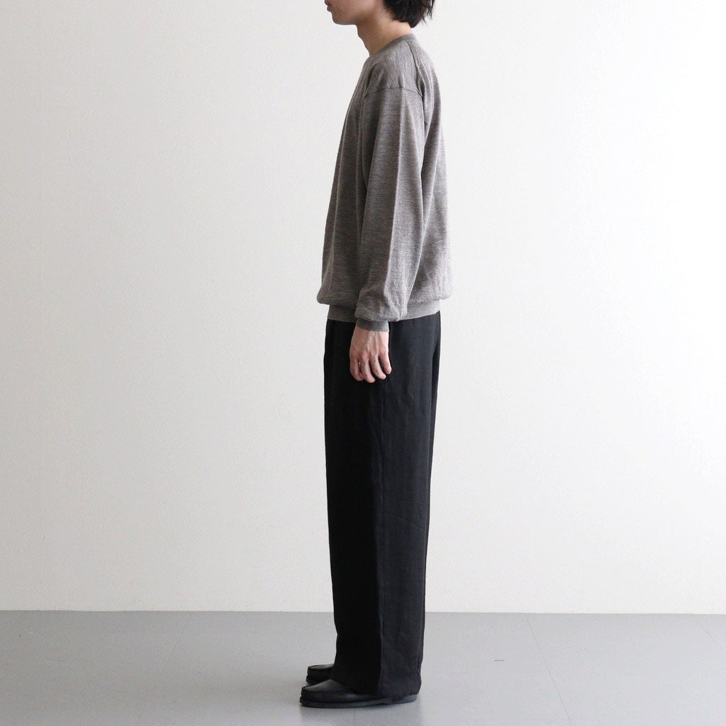 CHOMA CREW NECK #GREIGE [BN-26SM-058]
