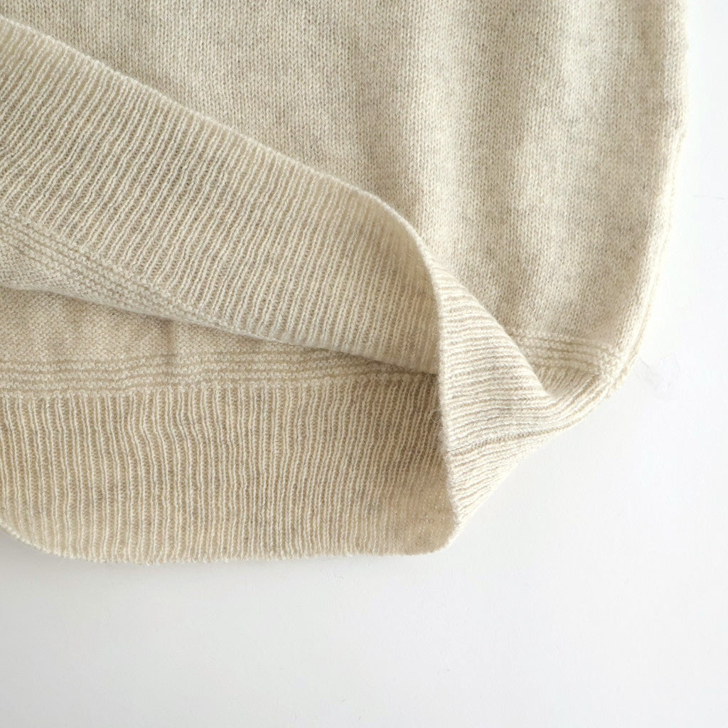 All-yak Crewneck #Ntural White [NEP-AW2408]