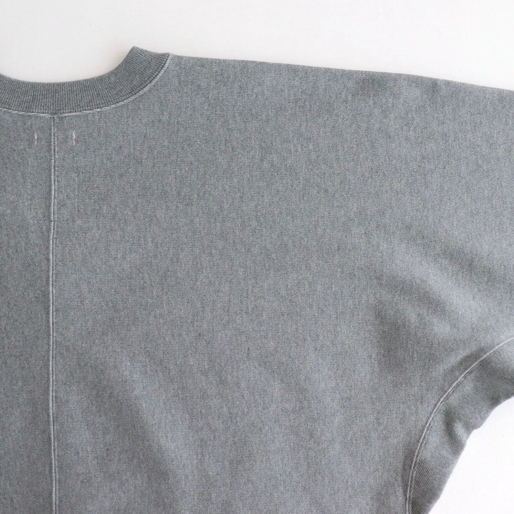 Crew Neck Sweat #Heather Gray [S25SH011]