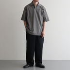 ONE BUTTON POLO S/S TEE #GRAY [M25A15CS02B]