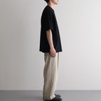 DOUBLE PLEATED EASY TROUSERS #BEIGE [A26A15PT02C]