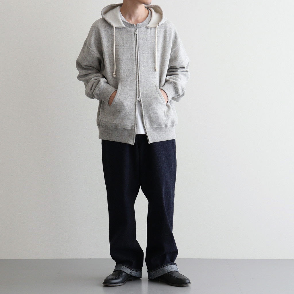 AFTER HOODIE ZIP UP SWEAT #TOP GRAY [26W-BIS-CS51]