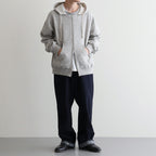 AFTER HOODIE ZIP UP SWEAT #TOP GRAY [26W-BIS-CS51]
