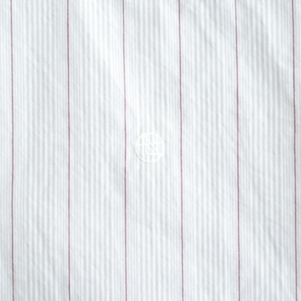 Regular Collar Stripe Wind Shirt #Gray [S26SG086]