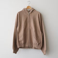 Thin-Sweat Hoodie Zip #HeatherBeige [bROOTS25S24S26]