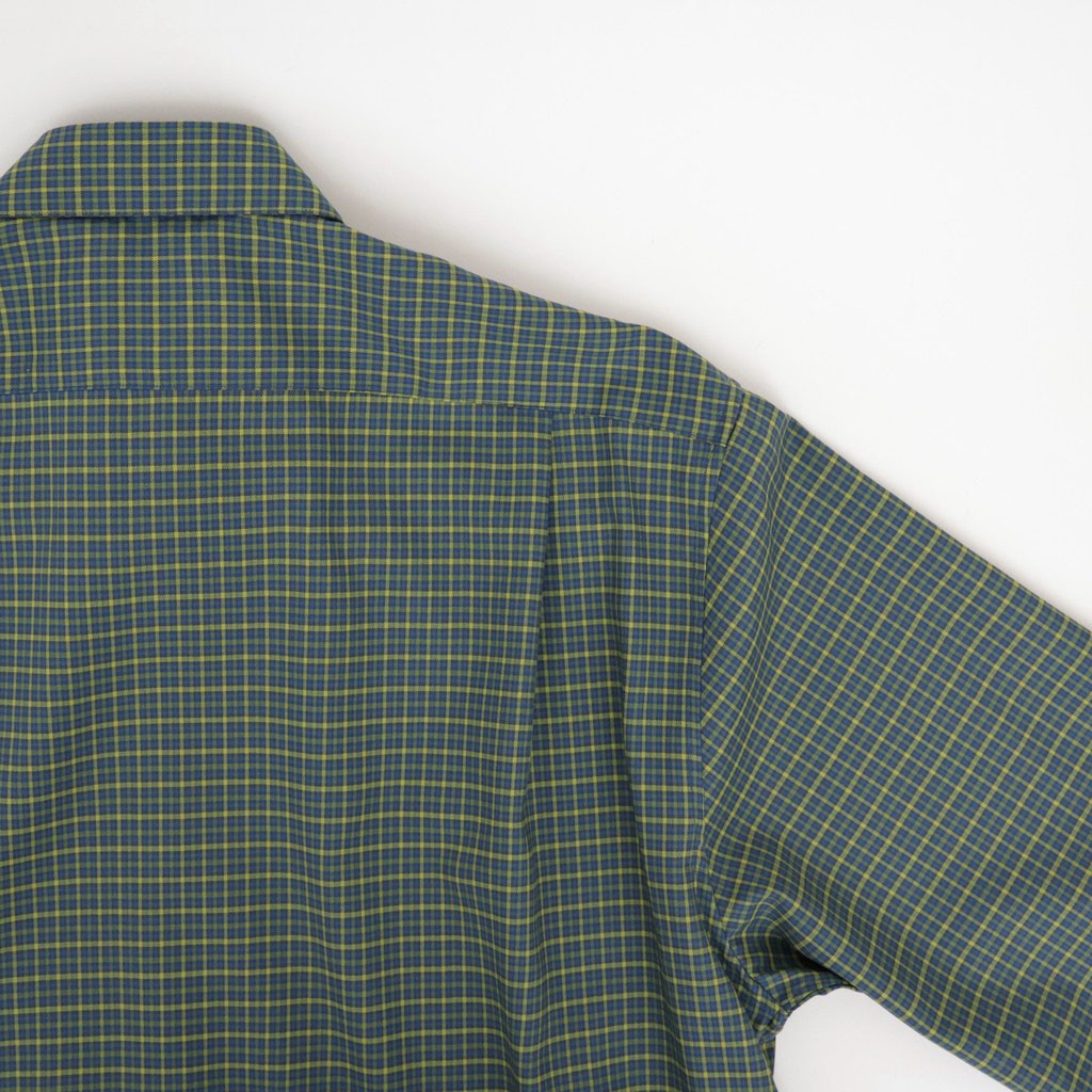 SQUARE SHIRT #GREEN CHECK [A26C11SH02C]