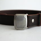 HICKOK BELT #D.BROWN/SILVER [PM-ACPP05]