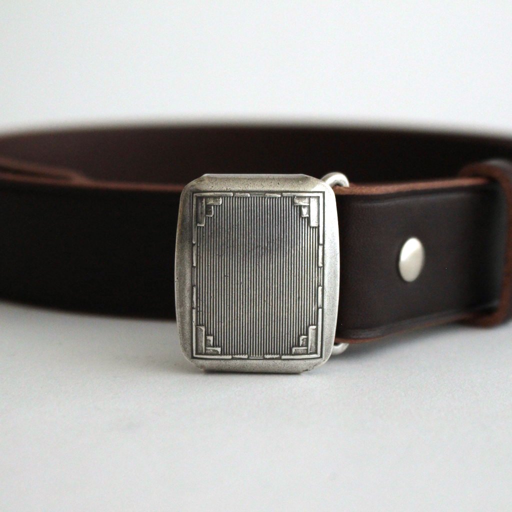 HICKOK BELT #D.BROWN/SILVER [PM-ACPP05]