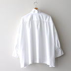 BOURRIENNE COTTON TYPEWRITER PONCHO SH / MA #WHITE [16851 50112]