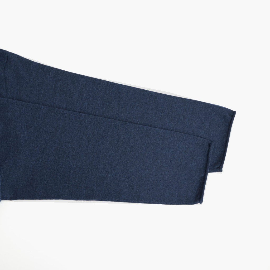 Suvin Wool Basque Shirt #MIX NAVY [NEP-AW2623]