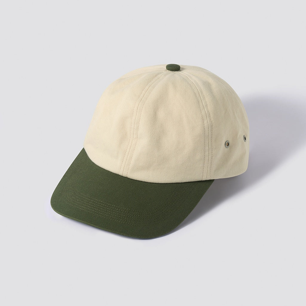 COMBINATION BILL CAP #IVORY×GREEN [PMAV-AC05]